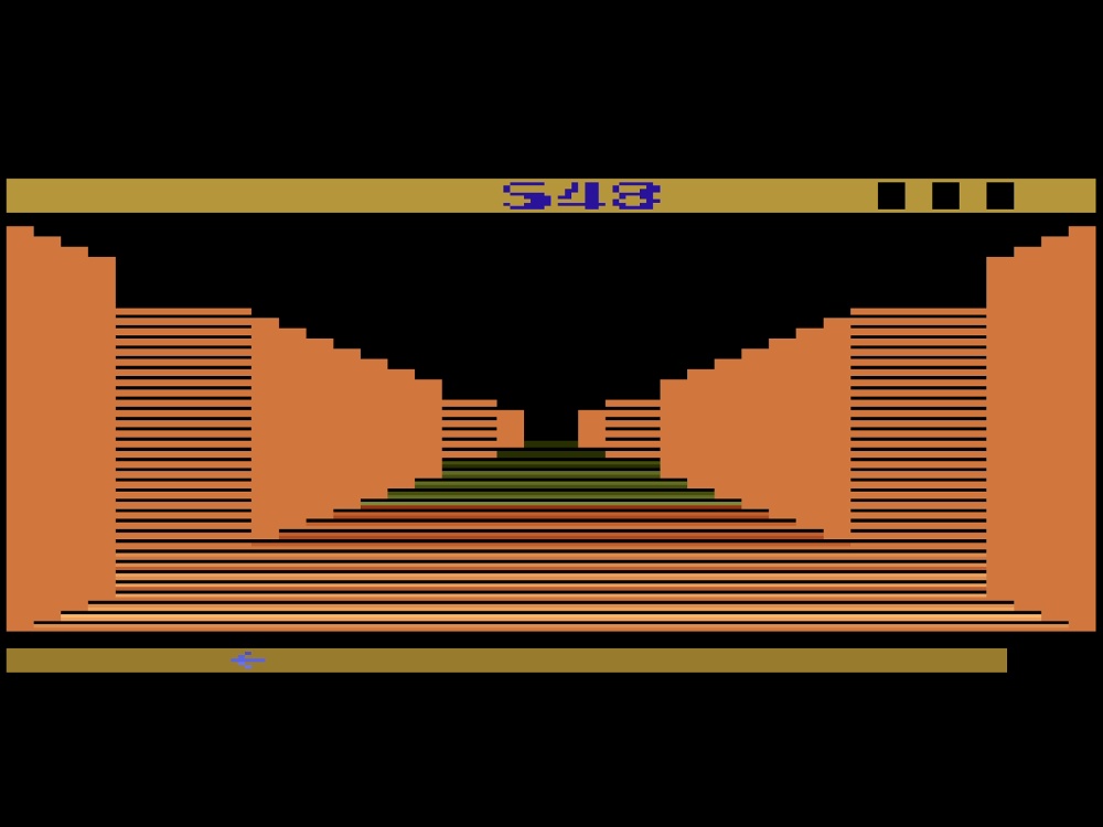 Gameplay of Tunnel Runner for Atari 2600